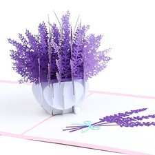 Lavender Pop Up Cards