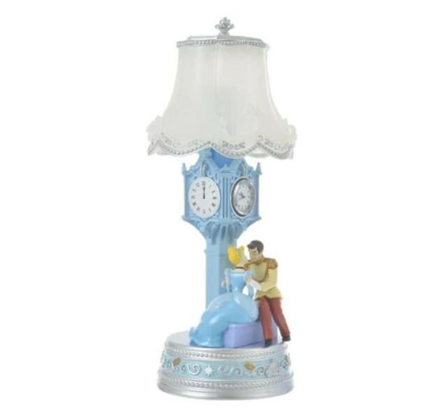 Disney Store Japan Cinderella & Prince LED Light Clock Story