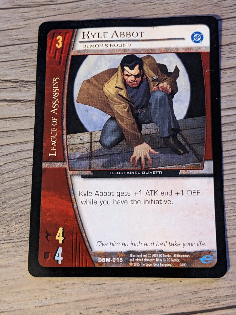 Kyle Abbot DC VS System Card 2005 Upper Deck DBM-015 League of