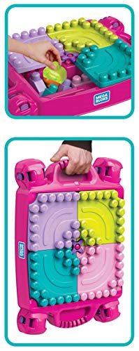 mega bloks build and learn table pink