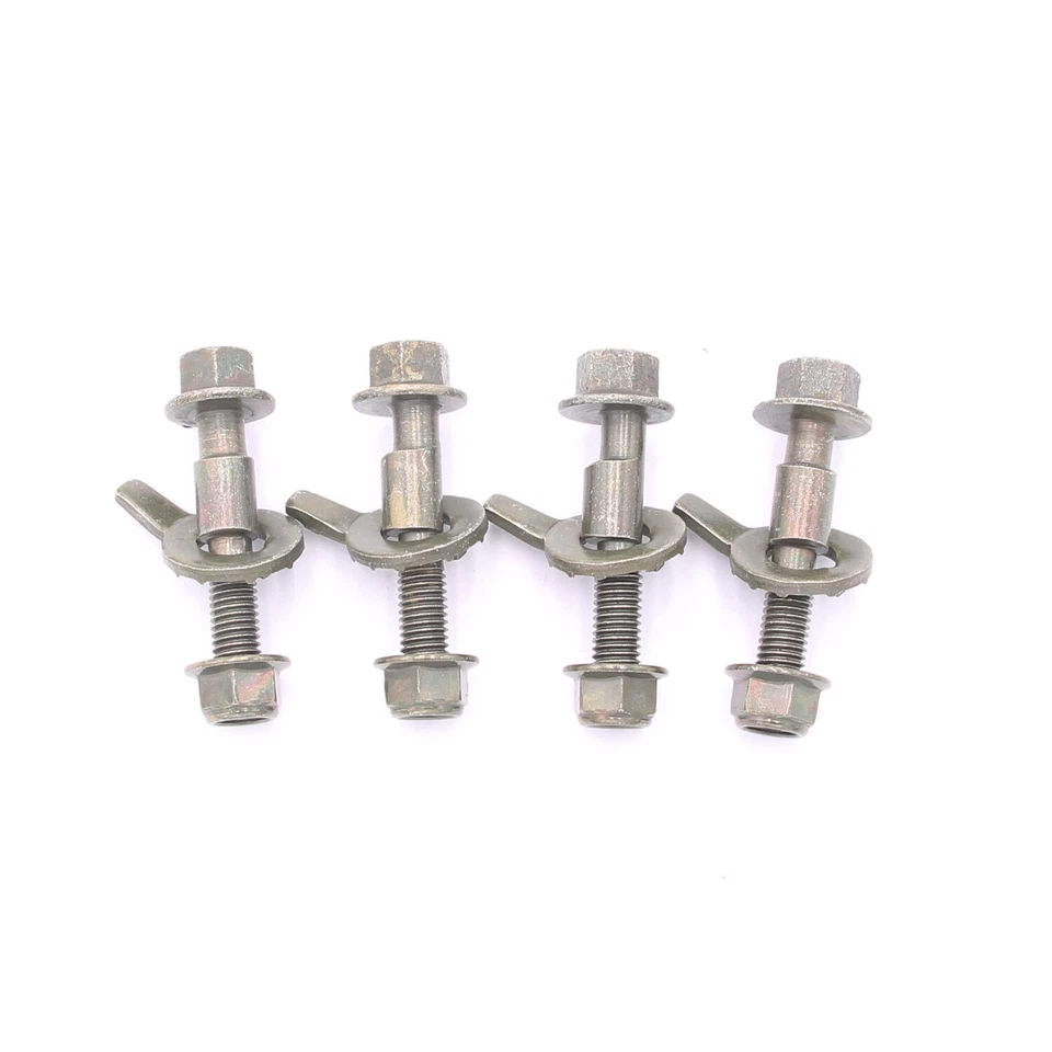 Kit de alineación de corrección de inclinación ajustable de 12 mm para ruedas delanteras pernos de leva 4 kits Foto 2 de 4