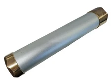 RETRO 1.5" ALUMINUM ROD TUBE SOLID BRASS END CAPS FOR 8' 1/2" 2PC BAMBOO FLY ROD