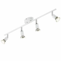 Briloner Leuchten Led Deckenleuchte 4-Flg Spotbalken 4X 3 Watt, 4X 250Lm, Weiss