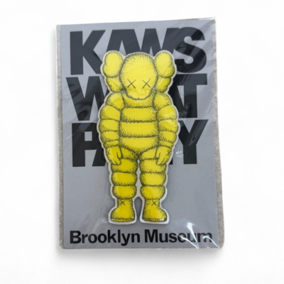 KAWS What Party Magnet Yellow Brooklyn Museum Rare New KAWS What Party Magnet Yellow Brooklyn Museum Rare New