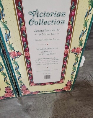 Victorian Collection Limited Edition Porcelain Doll by Melissa