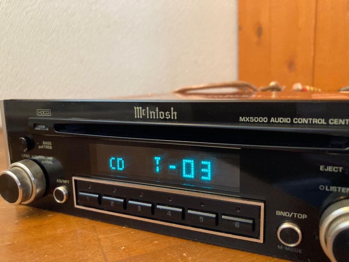 Mcintosh MX5000 High-End Car Audio CD Player Vintage Used operation confirmed