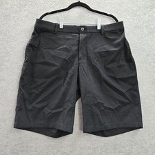 Nike Men Shorts 35 Black Golf Logo Core Flex Dri Fit 10" Inseam Spandex Pockets