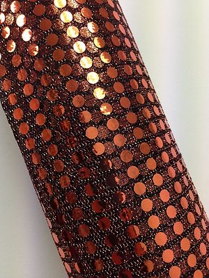 3,99£ 6mm Paillettenstoff glänzend glitzerndes Material Kostüm Meterware M63