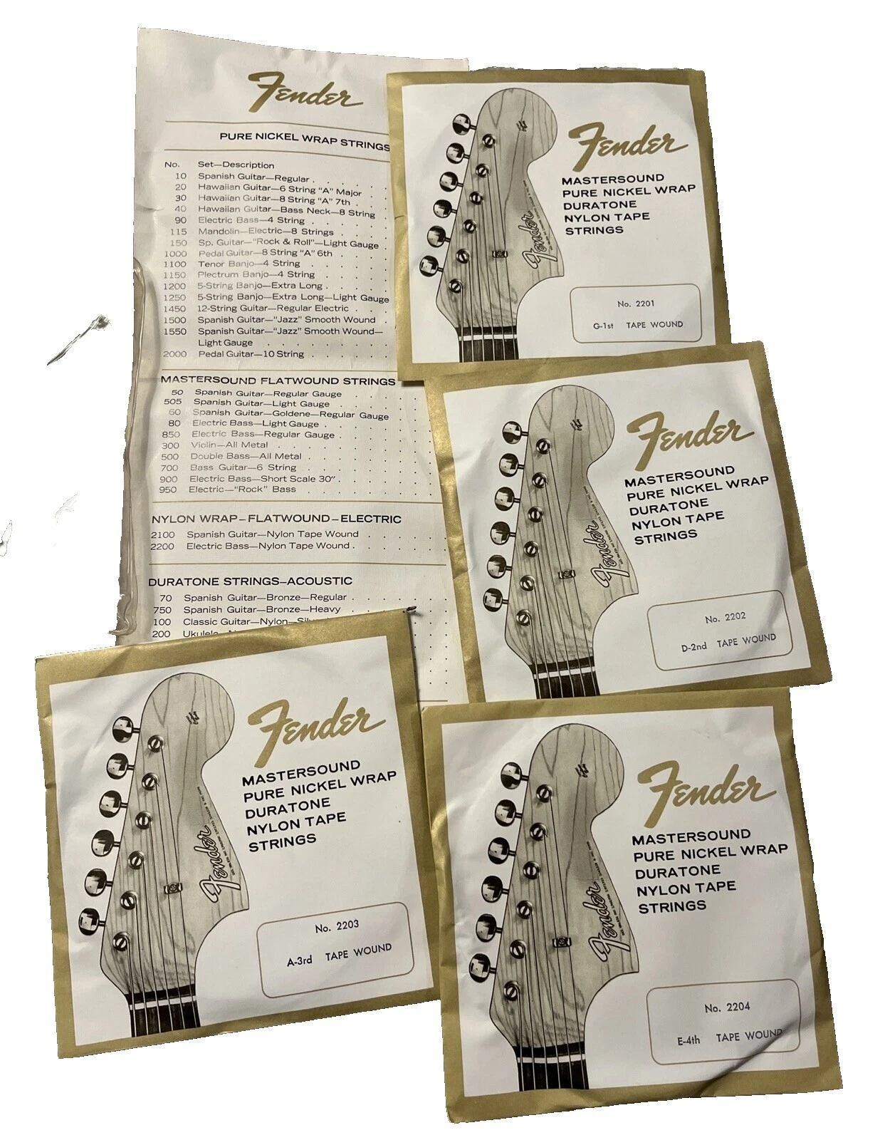 Cuerdas de guitarra de nylon Fender