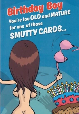 SIMON ELVIN Funny Humorous Joke Birthday Card Male Female Humour Cheeky Smutty ~ Free P&P