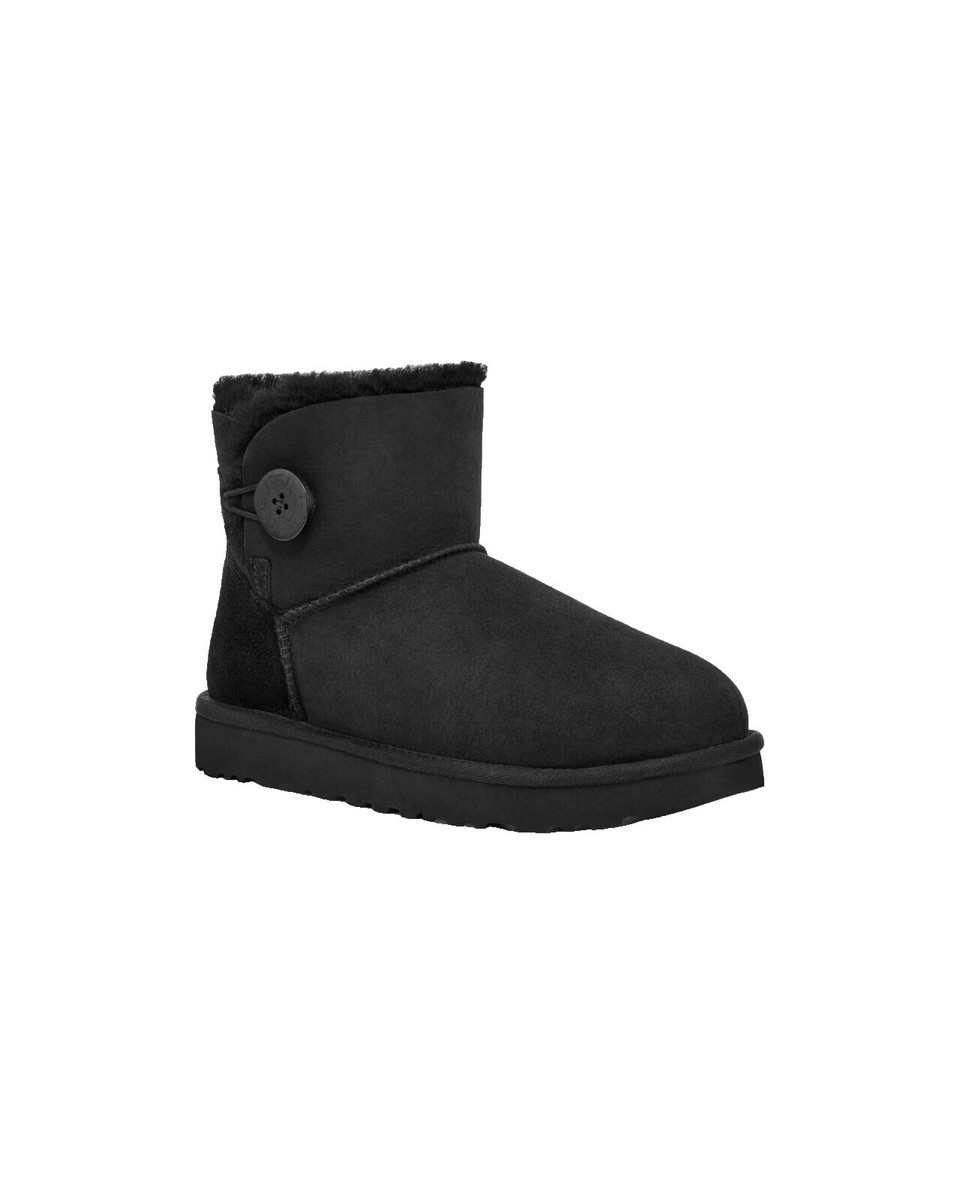UGG Australia 黒 スエード ブーツ✴︎美品✴︎ガールズ20センチ UGG アグ ショートブーツ CLASSIC TWIN SEAM NEW HEIGHTS