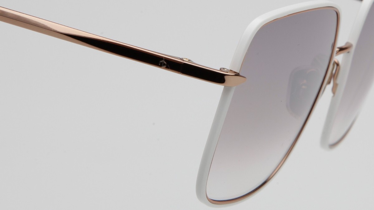 Rag & Bone White Frame Sunglasses RNOB1032/S, With Case New rag & bone RNB1032/S VK6 NQ White Eyeglasses Frame 58-18  main image 3
