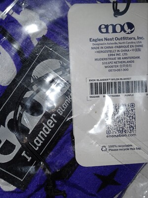 Supreme x ENO Islander Nylon Blanket (Purple) SS22 | eBay