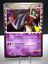 Pokémon JUMBO Dragapult Prime SWSH132 Celebrations Black Star Promo