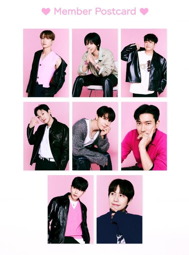 SMTOWN LIVE 2025 OFFICIAL GOODS SUPER JUNIOR GROUP PHOTO SET SMTOWN LIVE 2025 OFFICIAL GOODS SUPER JUNIOR GROUP PHOTO SET
