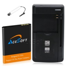 AceSoft 1520mAh Replacement Battery TLi013C1 Charger for Alcatel GO FLIP 3 4052W
