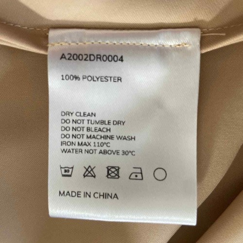 Lattelier Gorgeous Slip Cami Midi Dress, Nude poly Satin, Size Medium, NWOT - Imagen 6 de 6