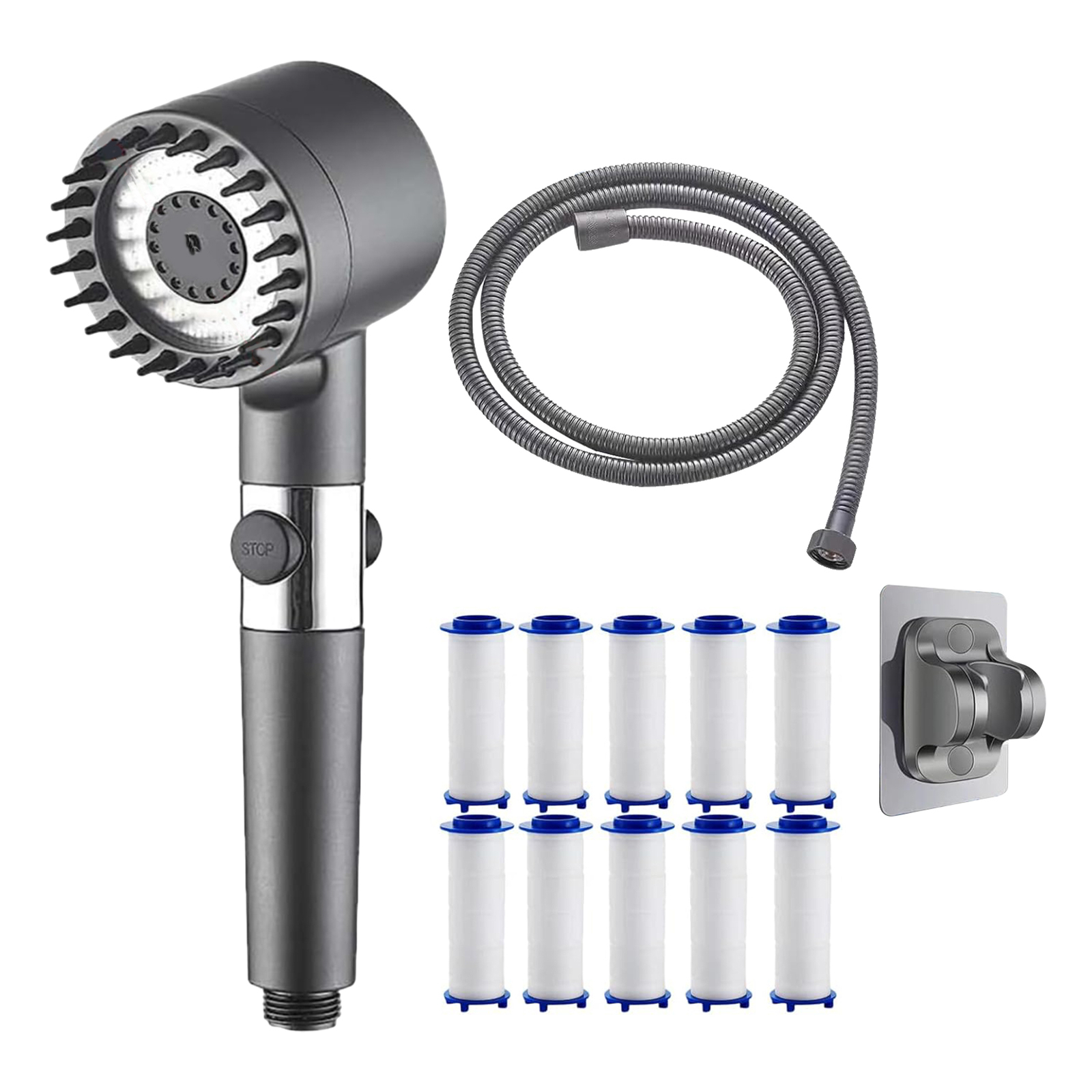 High-Pressure Shower Head, Multi-Functional Hand Held Sprinkler With 3 Modes New