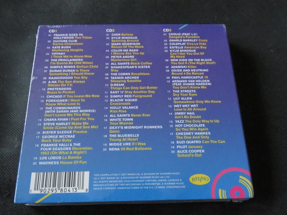 Various Artists - Smash Hits: No.1s (NEW SEALED 3 x CD 2017) - Image 4 of 4