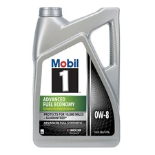 5 Quart Advanced Fuel Economy Full Synthetic Motor Oil 0W-8 for Car