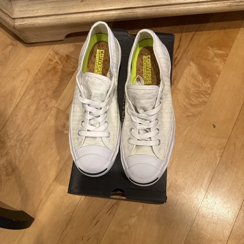 Converse Jack Purcell bianche Oxford 151485C donna 8 1 2 uomo 7nuove con scatola
