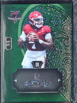 KJ Jefferson 2023 Wild Card 7 Card Stud #7CHR-41  /5