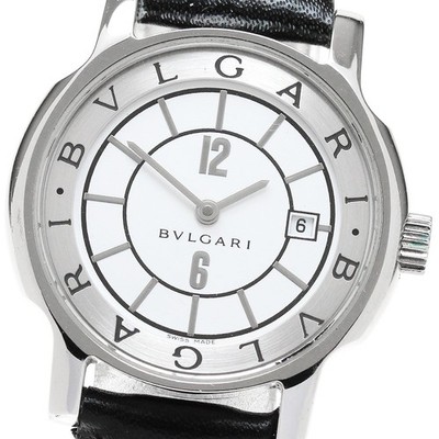 BVLGARI Solo tempo ST29S Date White / Silver Dial Quartz Ladies Watch_850100