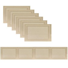 Placemats with Table Runner Set Place Mats, Woven Crossweave Vinyl Kitchen