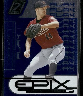 2005 Donruss Zenith #E-14 Roy Oswalt Epix Play Blue #/500