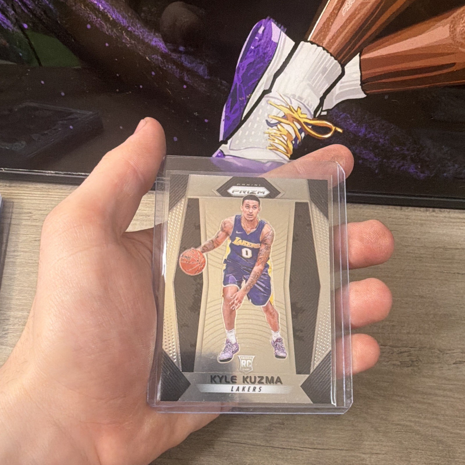 Panini 2017-18 Prizm Kyle Kuzma RC Rookie Card #283 Los Angeles Lakers