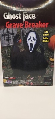 Halloween Fun World Ghost Face Scream Grave Breaker Life Size Halloween Prop