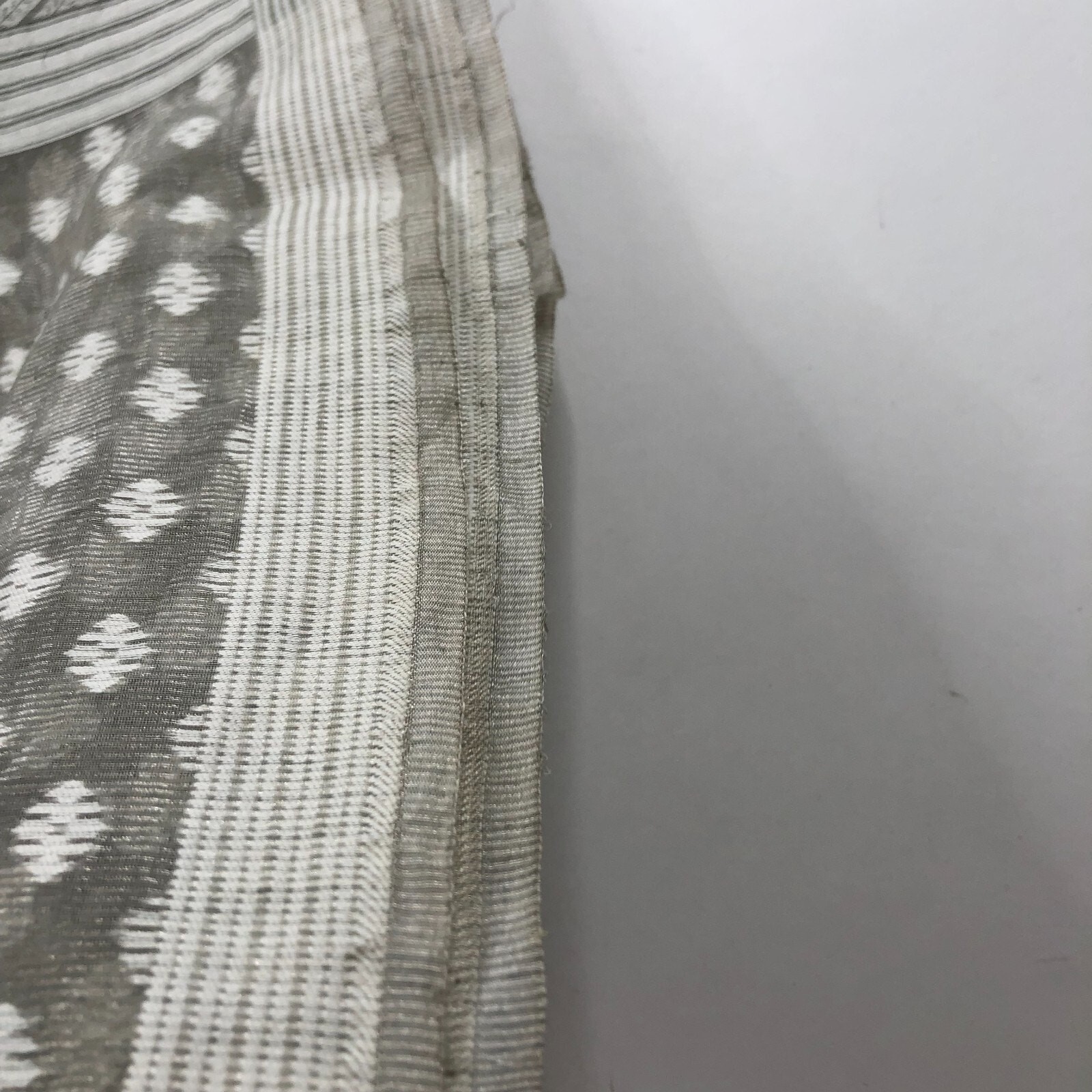 Dosa Blended Material Rectangular Scarf 78x35 Gra… - image 8