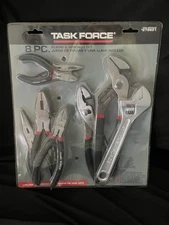 New 8 Piece Task Force Pliers And Wrench Set