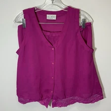 Vintage Val Mode Lingerie Pajama Set Medium 2 Piece Set 90s Fashion