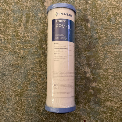 Pentair Pentek EPM-10 Carbon Block Filter Replacement Cartridge
