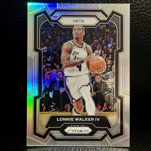 Lonnie Walker IV 2023-24 Panini Prizm Silver Holo Prizm #231 Refractor Card