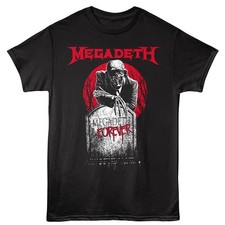 MEGADETH Music T-Shirt FOREVER Thrash Metal Band New Officially Licensed Black