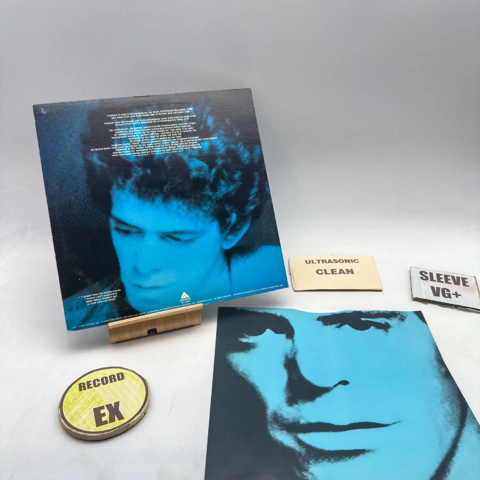 Lou Reed- Rock And Roll Heart  EX/VG+  Ultrasonic Clean 1976 - Image 4 of 4