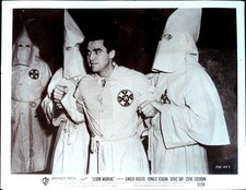 Advertencia de tormenta lote de dos 8 x 10 alambiques 1951 Steve Cochran, encapuchado Ku Klux Klan!
