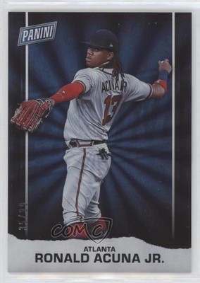 2021 Panini Father's Day Baseball Rainbow Spokes 35/99 Ronald Acuna Jr #BB2 o7m