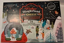 Winter Wonderland Cheese Advent Calendar 2025 - 24 Mini Cheeses - New & Sealed C