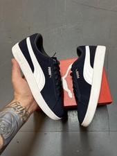 Image of Puma Smash SoftFOAM- Suede Blue Lifestyle Shoes - Size UK 6.5- 390984 03 - New