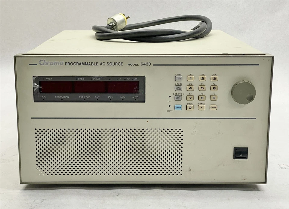 Chroma 6430 Programmable AC Power Source 0-150/0-300V 3000VA PARTS - Image 2 of 4