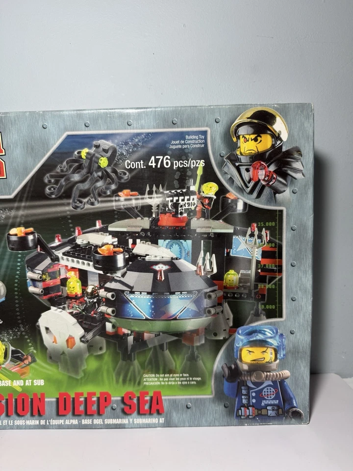 NEW LEGO 4795 Ogel Underwater Base Alpha Team 2002 Retired Vintage Sealed Rare - Image 4 of 4