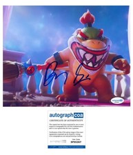 Benny Safdie "The Super Mario Galaxy Movie" SIGNED 'Bowser Jr' 8x10 Photo D ACOA