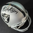 Bo Jackson Autographed Raiders Mini Football Helmet w/Bo Jackson Hologram — photo 2