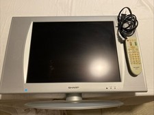 Sharp LC-20SH4U 480p TV 4:3 Aspect TV LCD Retro Gaming With Remote