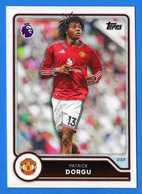 2026-27 Topps Flagship Premier League Base Patrick Dorgu #193 Manchester United