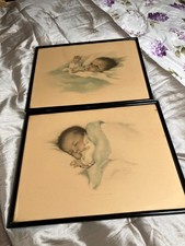 Vintage Bessie Pease Gutmann Awakening and A Little Bit Of Heaven Framed Prints