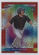 2023 Leaf Vivid Red Mojo 3/8 Wade Meckler #97 lz7
